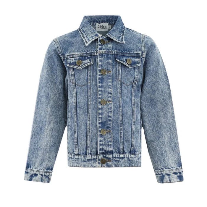 Tween American Flag Denim Jacket - CAKEWISH