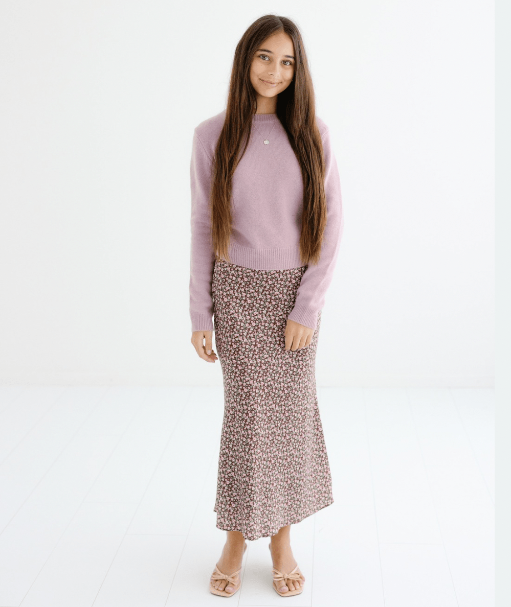 Tween Anastasia Satin Maxi Skirt - CAKEWISH