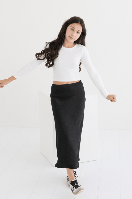 Tween Anastasia Satin Maxi Skirt - CAKEWISH