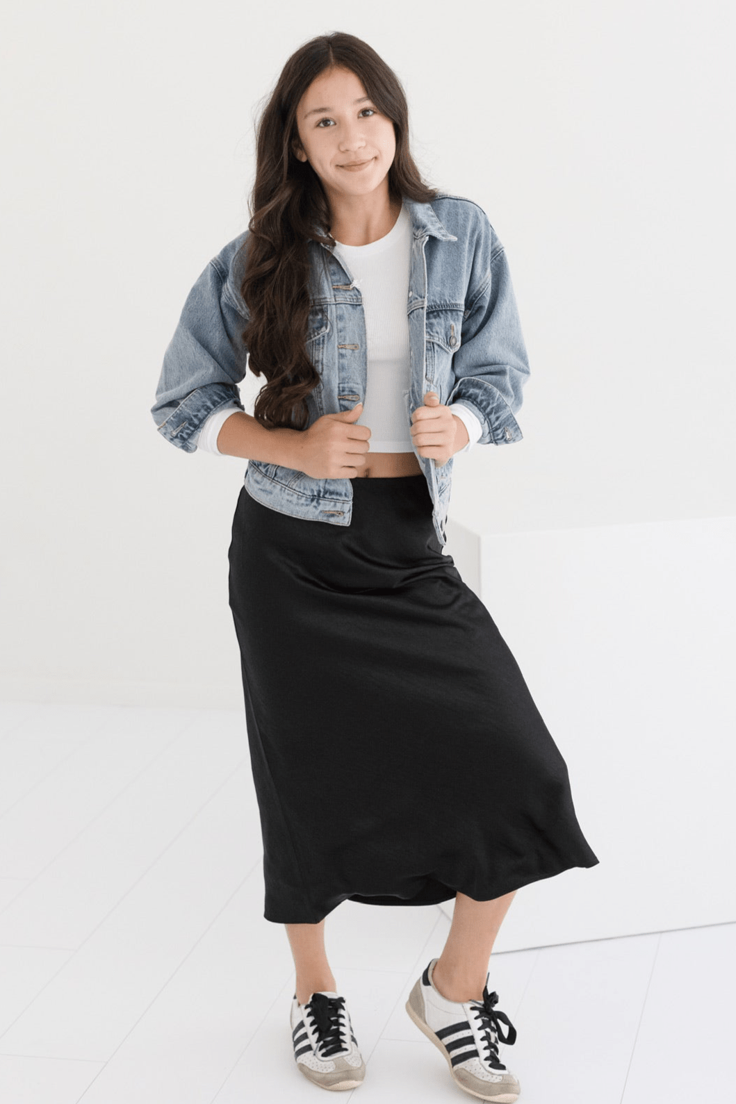 Tween Anastasia Satin Maxi Skirt - CAKEWISH