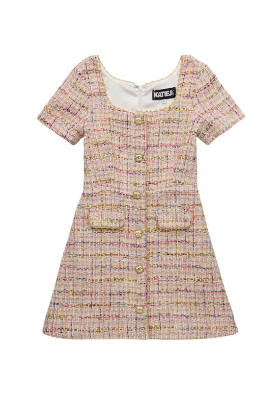 Tween Anna Mini Tweed Dress - CAKEWISH