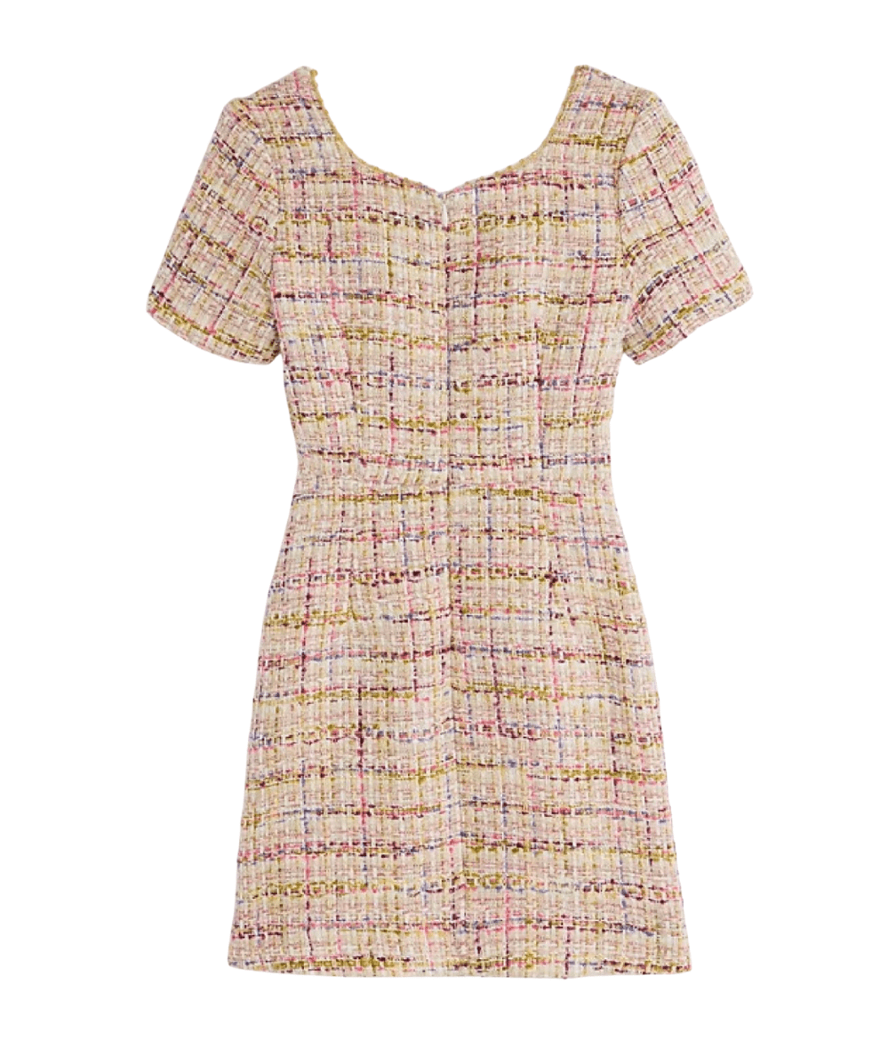 Tween Anna Short Sleeve Boucle Dress - CAKEWISH