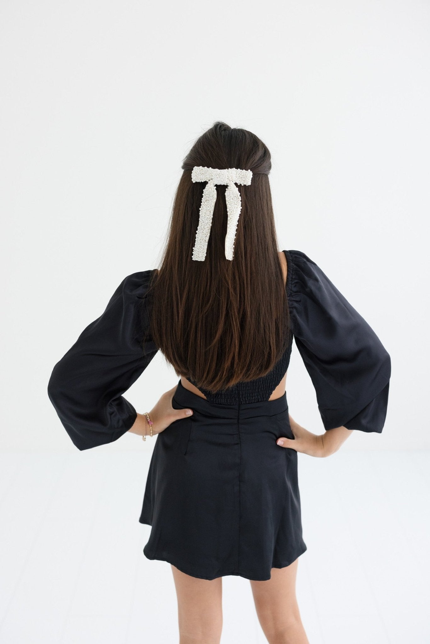 Tween Ari Satin Cut - Out Dress - CAKEWISH