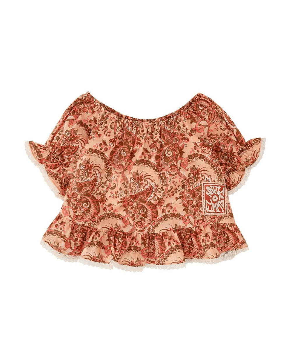 Tween Aster Kids Frill Sleeve Top - CAKEWISH
