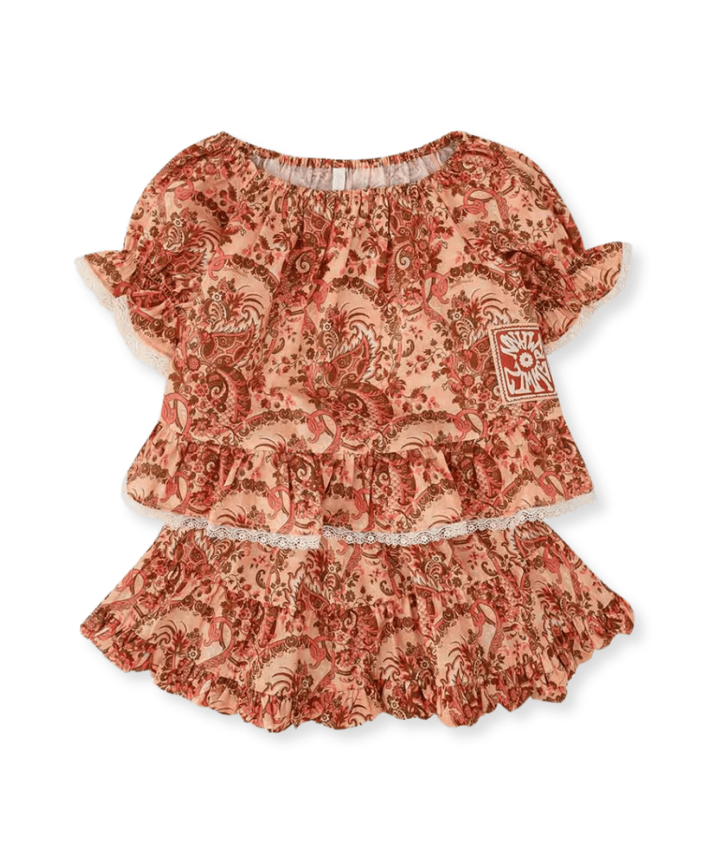 Tween Aster Kids Frill Sleeve Top - CAKEWISH
