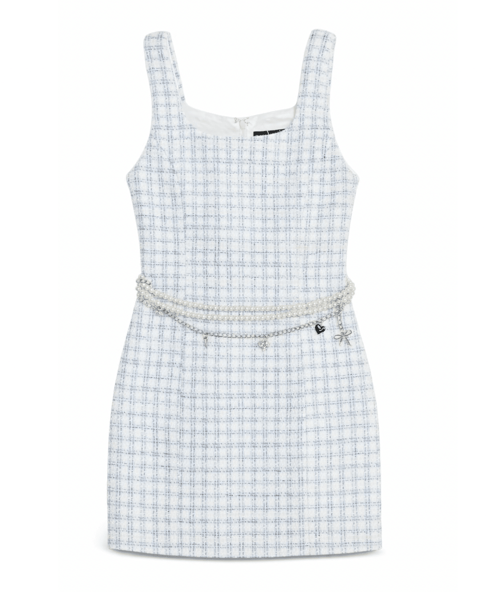 Tween Bouclé Miranda Charm and Pearl Dress - CAKEWISH