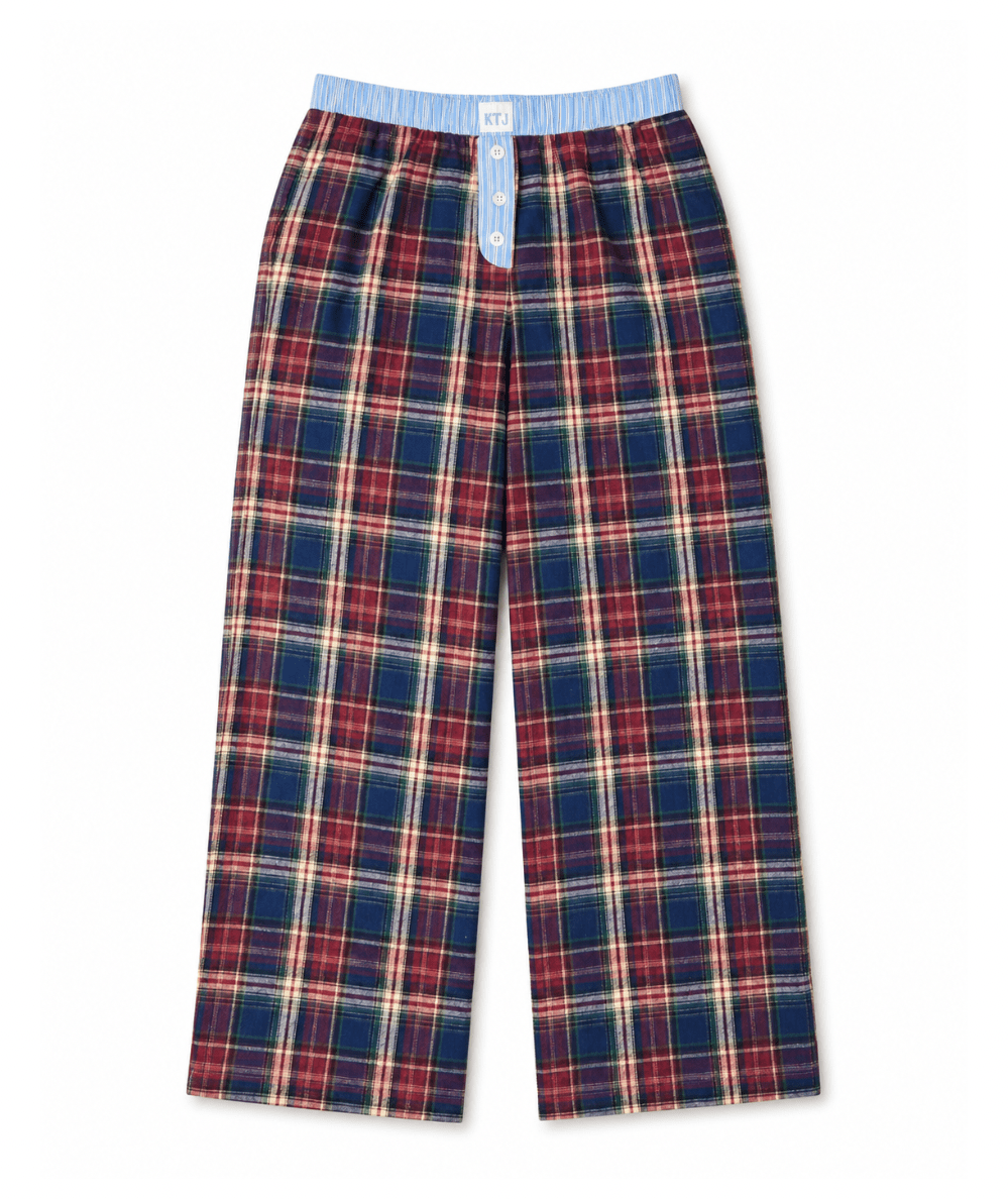 Tween Bree Plaid Lounge Pant - CAKEWISH