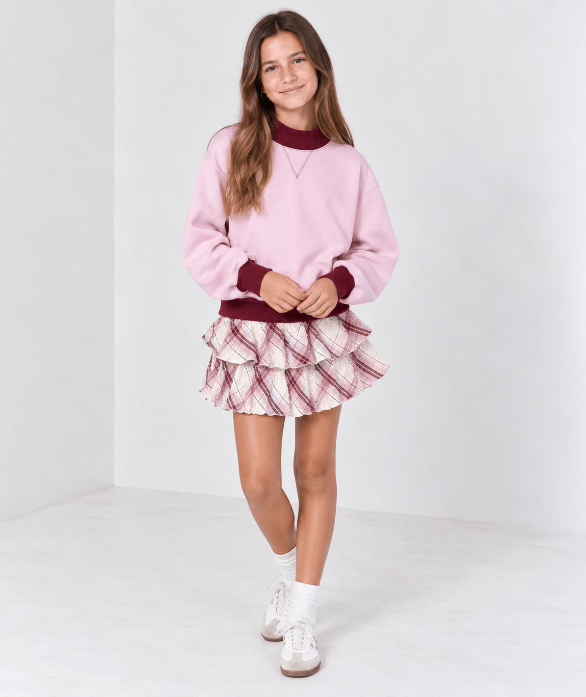 Tween Brooke Print Skirt - CAKEWISH