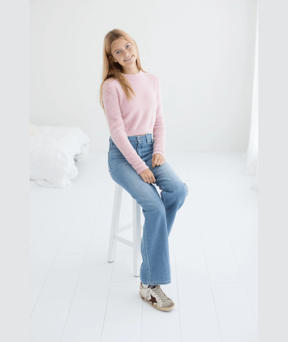 Tween Brooklyn Light Wash Denim, alternate view 2, by KatieJ NYC - CAKEWISH