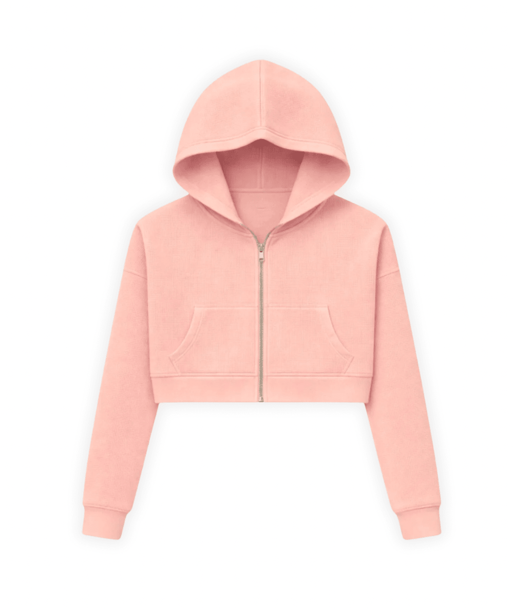 Tween Brynn Waffle Zip Hoodie - CAKEWISH