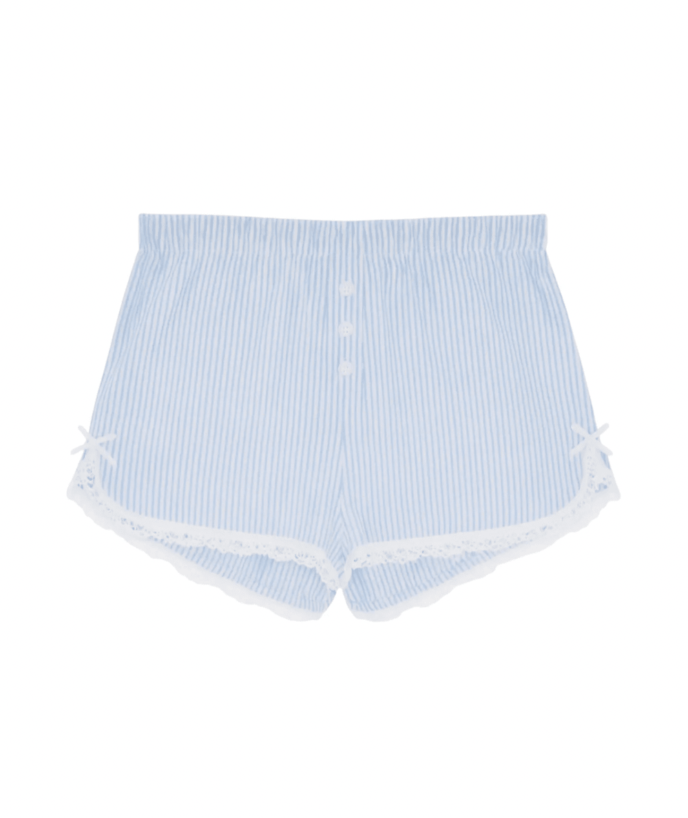 Tween Caprice Lace Trimmed Lounge Shorts - CAKEWISH