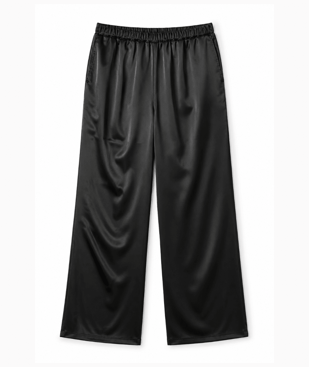 Tween Carol Satin Wide Leg Pants - CAKEWISH
