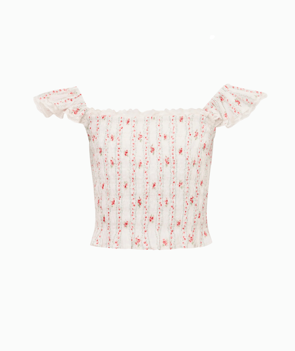Tween Caspia Top in Poppy Red - CAKEWISH