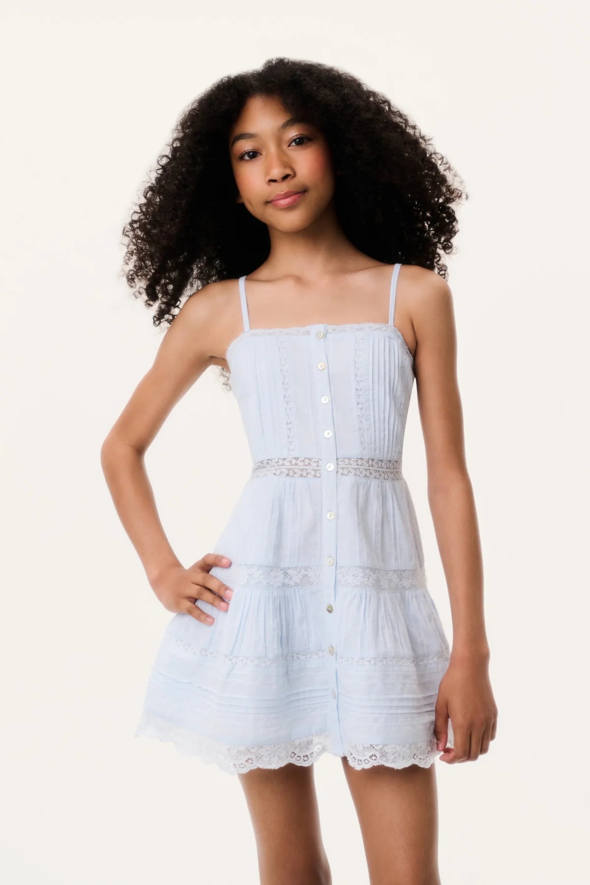 Tween Charlize Cotton Mini Dress - CAKEWISH