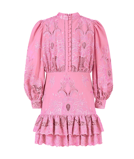 Tween Charm Embroidered Dress - CAKEWISH