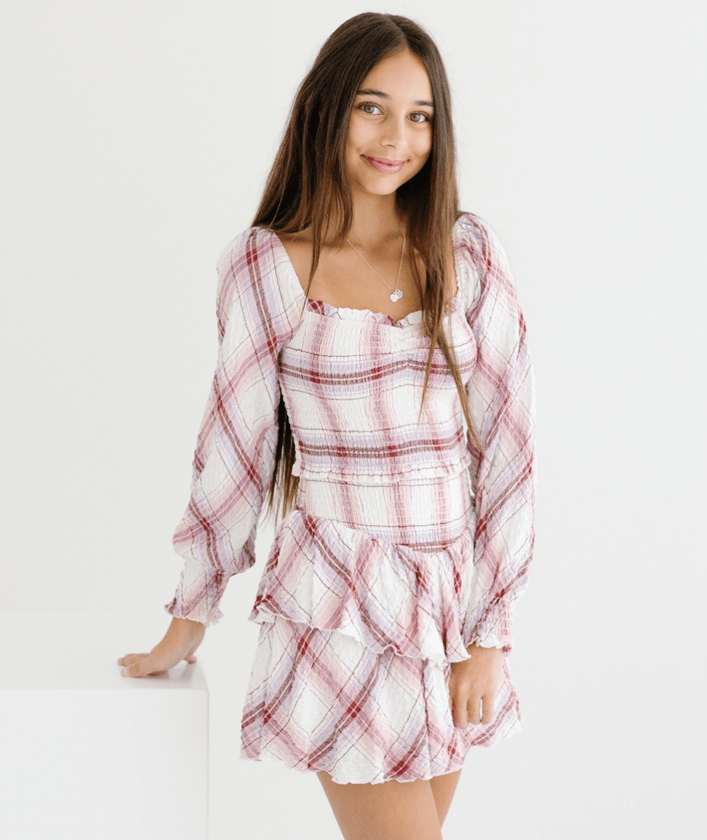 Tween Chloe Long Sleeve Dress - CAKEWISH