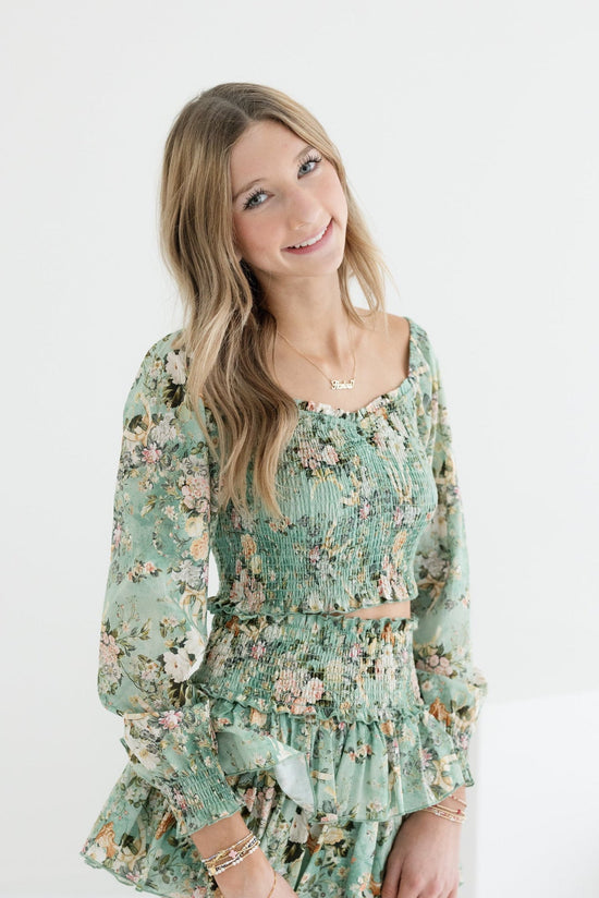 Tween Chloe Print Top - CAKEWISH