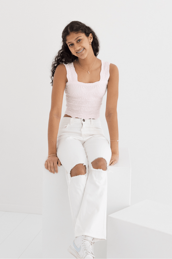 Tween Cropped Maizie Tank - CAKEWISH