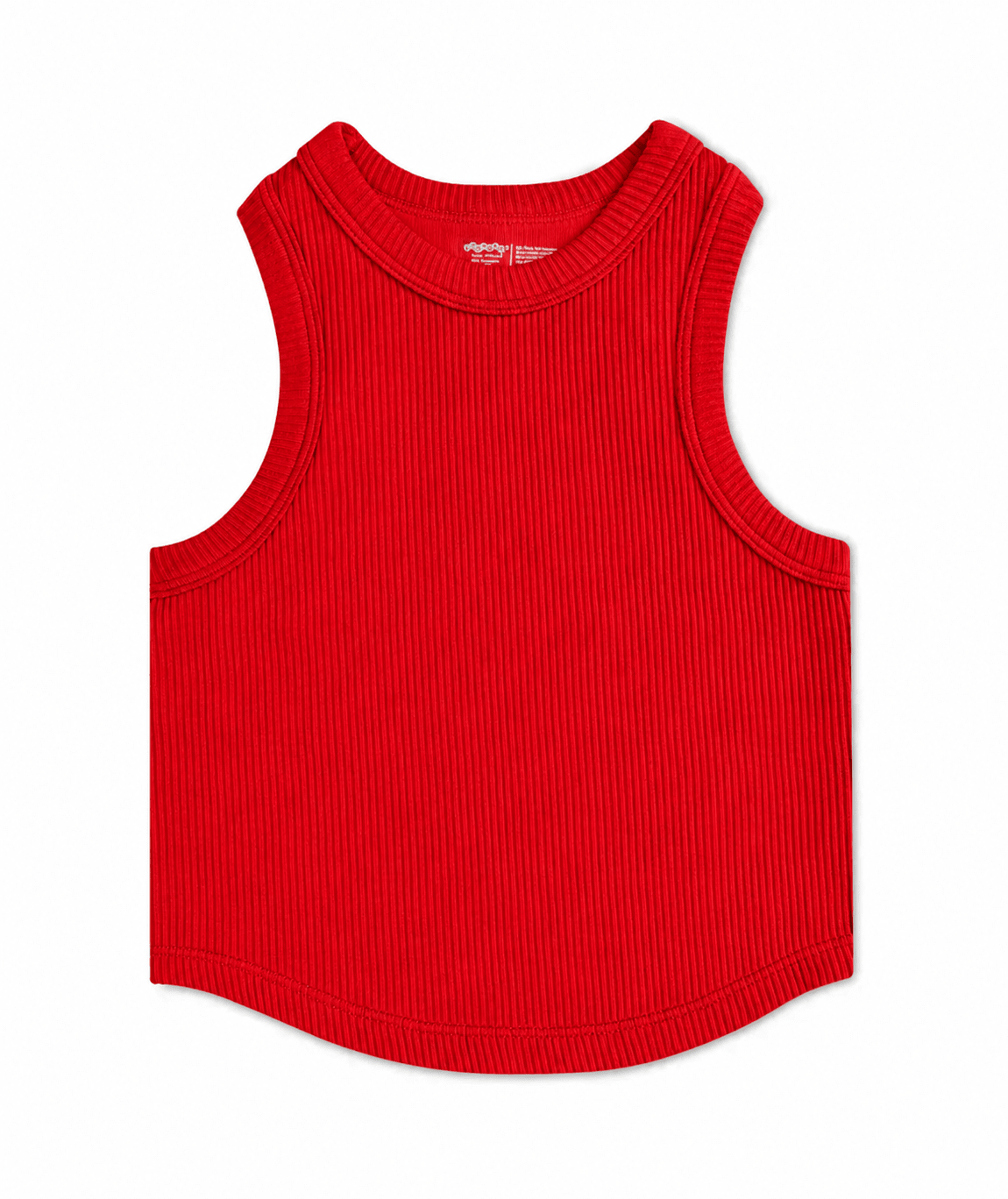 Tween Cropped Ribbed Racerback Tank - CAKEWISH