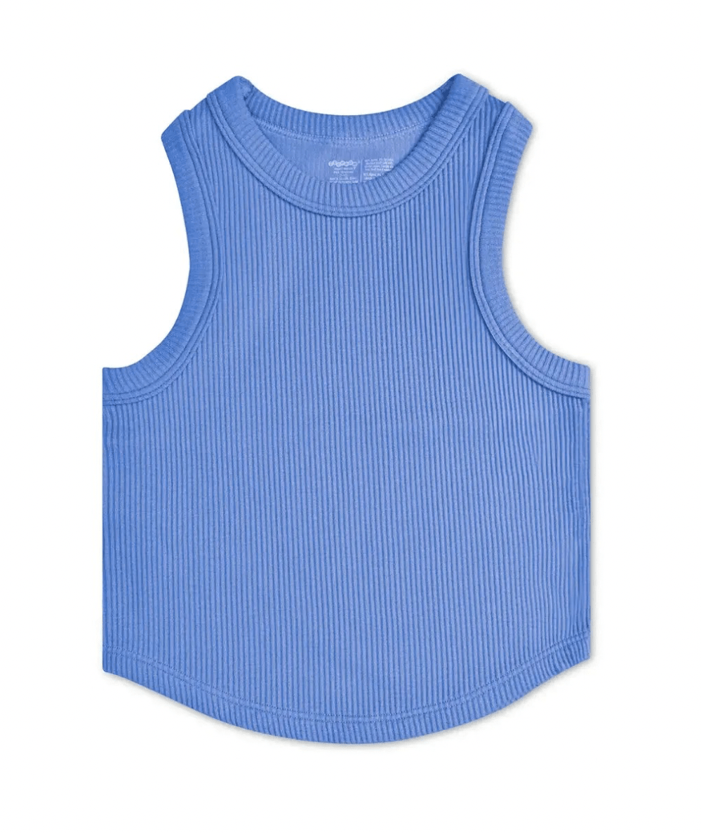 Tween Cropped Smocked Racerback Tank - CAKEWISH