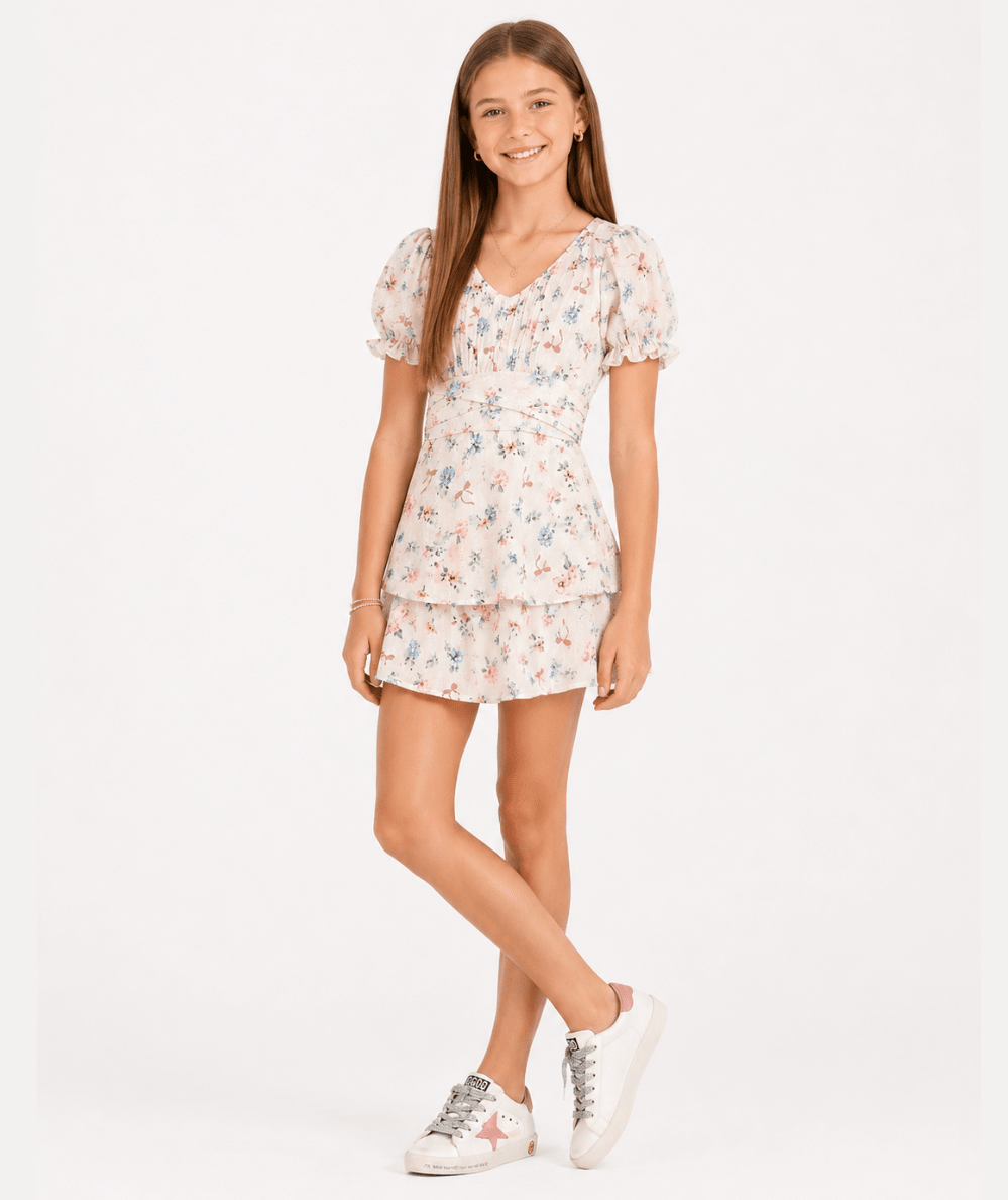 Tween Delilah Floral Dress - CAKEWISH