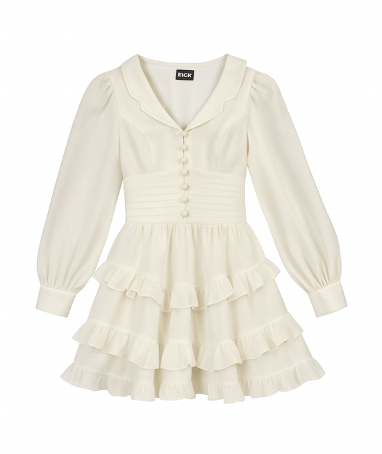 Tween Delphie Sheer Long Sleeve Dress - CAKEWISH