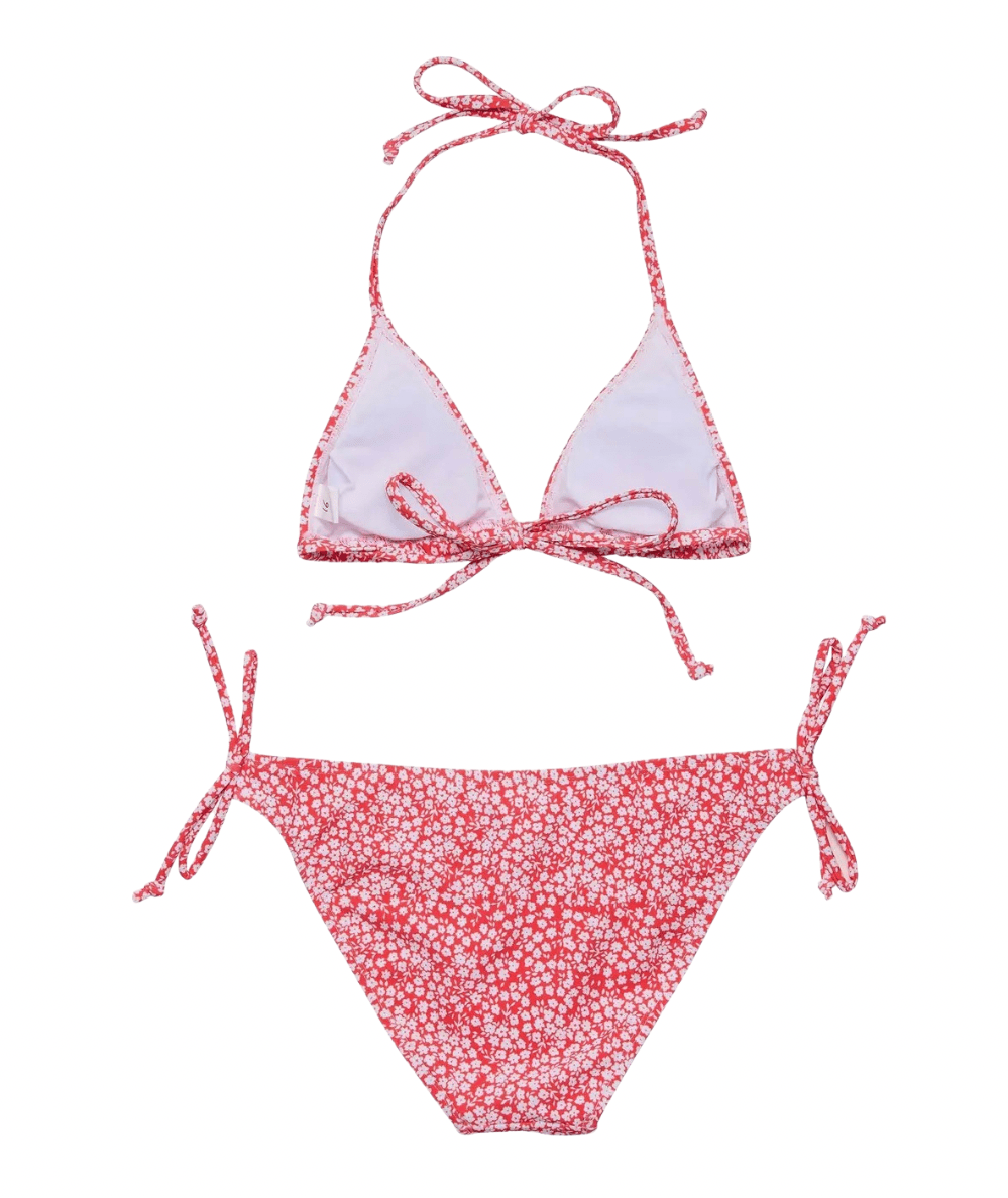 Tween Ditsy Bloom Charm Triangle Bikini - CAKEWISH