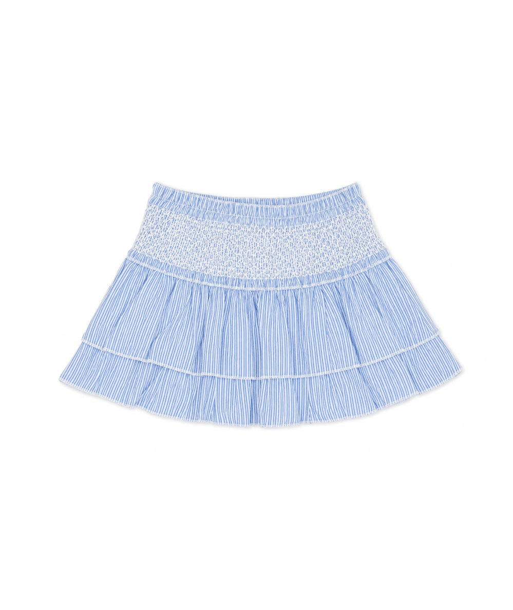 Tween Dominique Smocked Waist Ruffle Skort - CAKEWISH