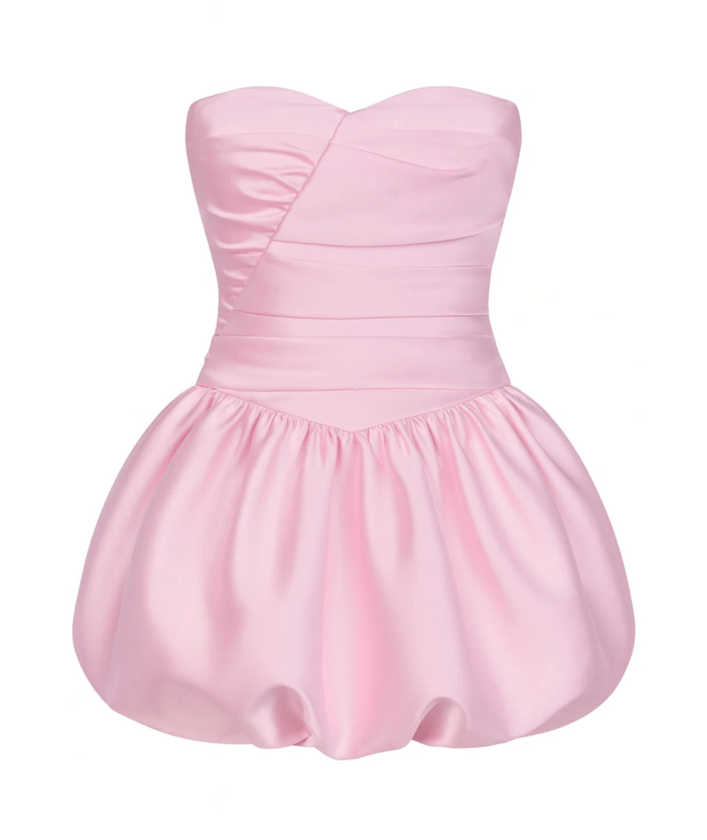 KatieJ NYC Tween Elora Asymmetrical Sweetheart Bubble Dress