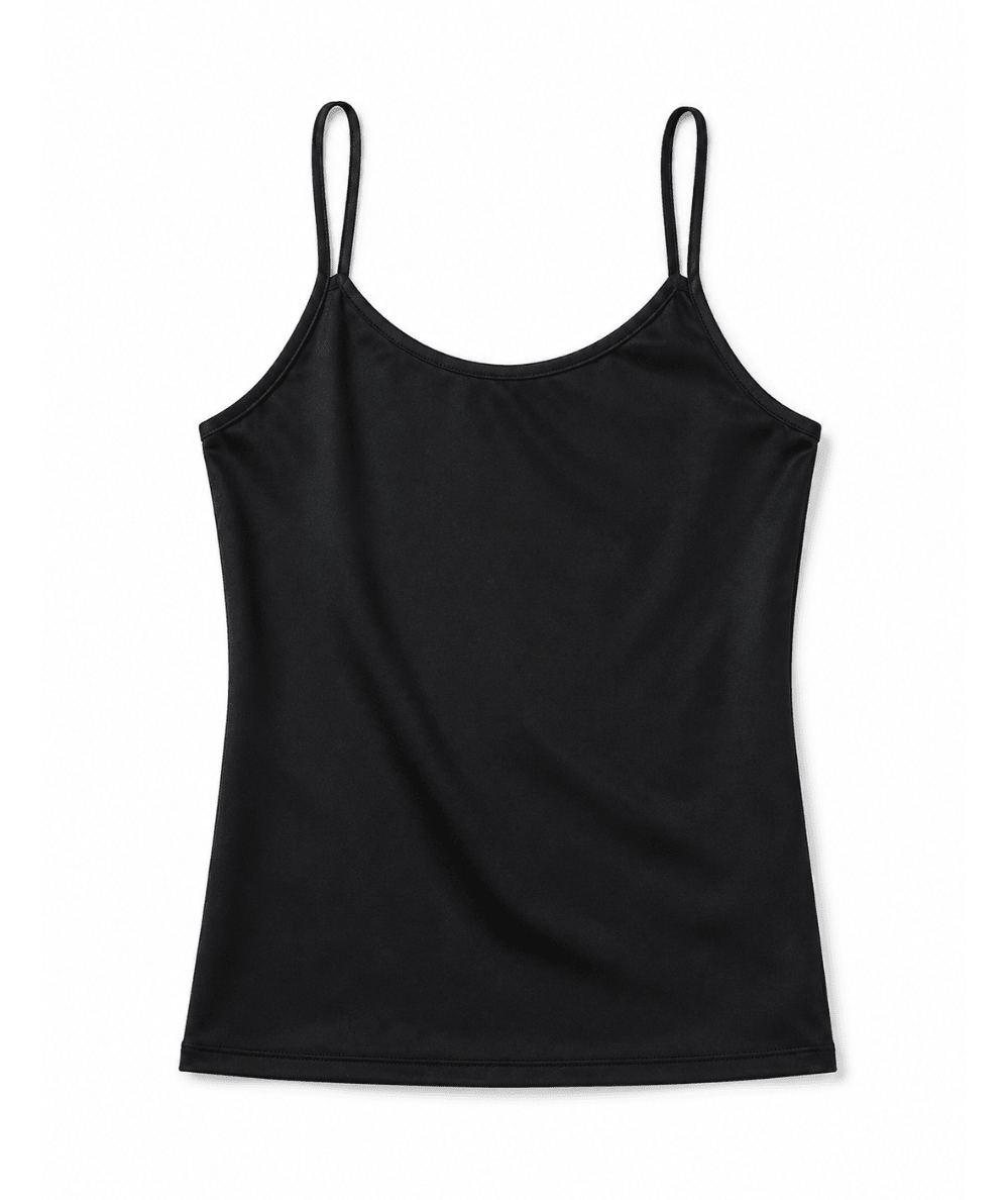 KatieJ NYC Tween Emma Satin Cami Top in black - CAKEWISH