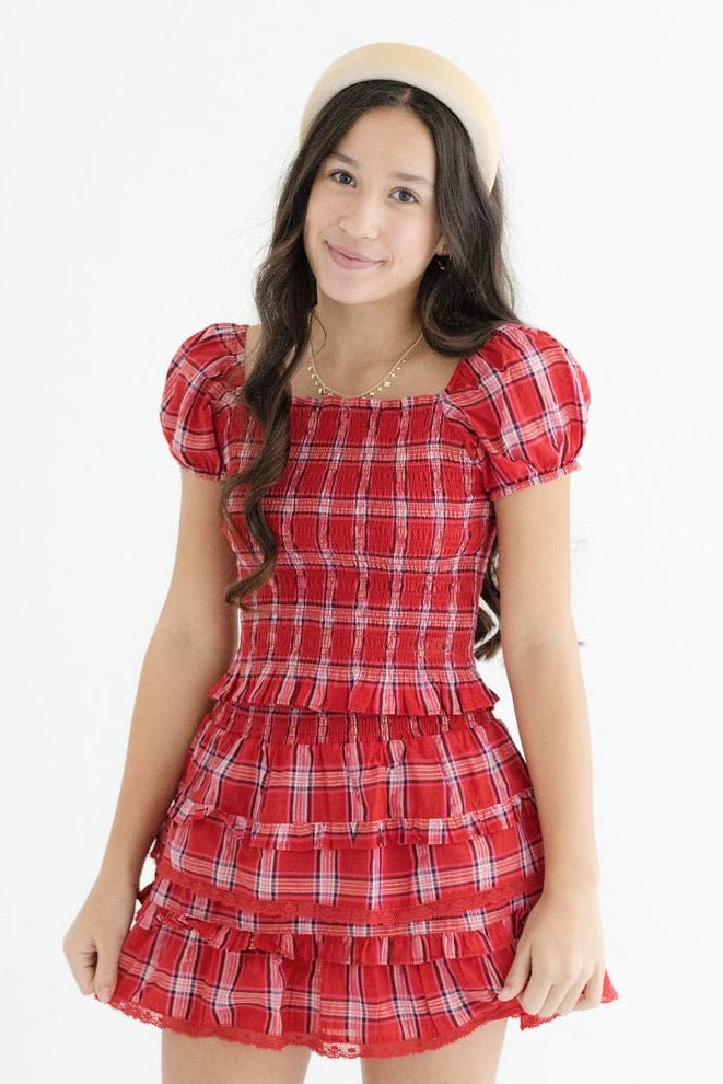 Tween Fabielle Smocked Top - CAKEWISH