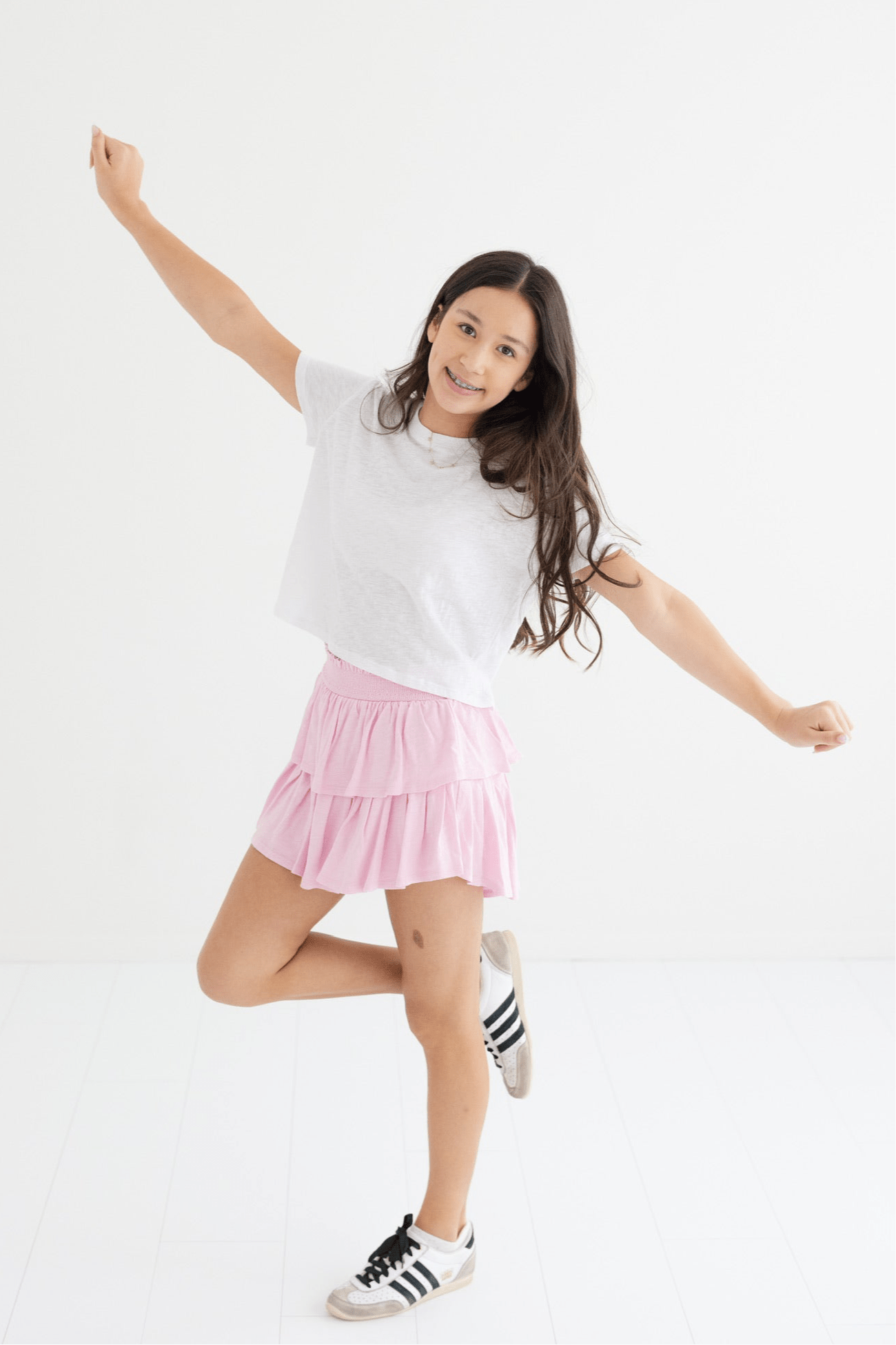 Tween Fearless Cropped Cotton Tee - CAKEWISH