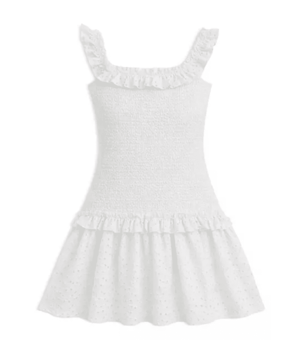 Tween Fitz Eyelet Dress - CAKEWISH