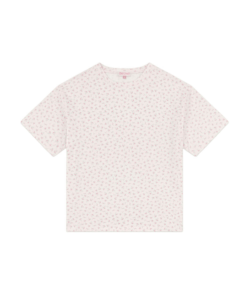 Tween Floral Sugar Plum Crew Tee - CAKEWISH