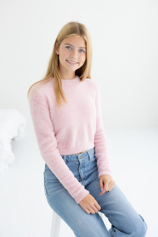 Tween Fuzzy Mara Sweater - CAKEWISH
