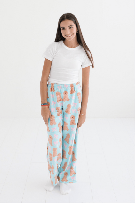 Tween Fuzzy Plush Pajama Pants - CAKEWISH