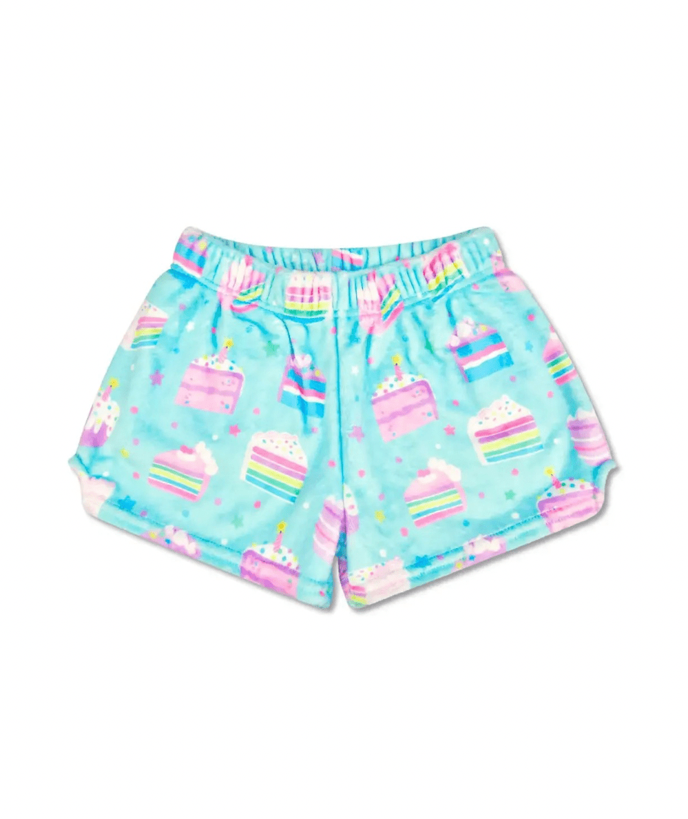 Tween Fuzzy Plush Pajama Shorts - CAKEWISH