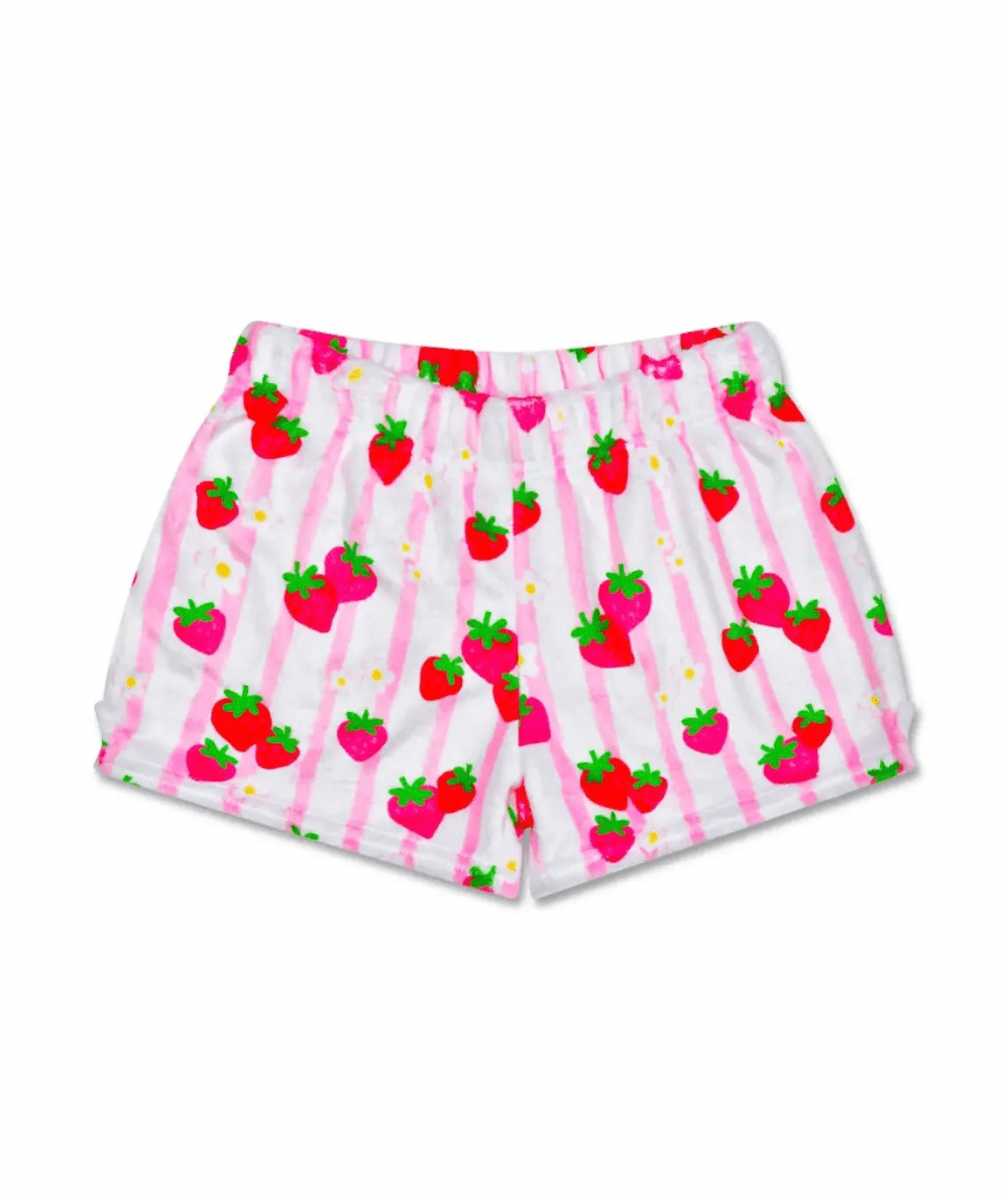 Tween Fuzzy Plush Pajama Shorts - CAKEWISH