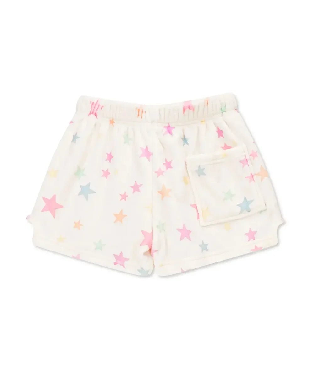 Tween Fuzzy Plush Shorts by Iscream with soft, fuzzy plush fleece - CAKEWISH.