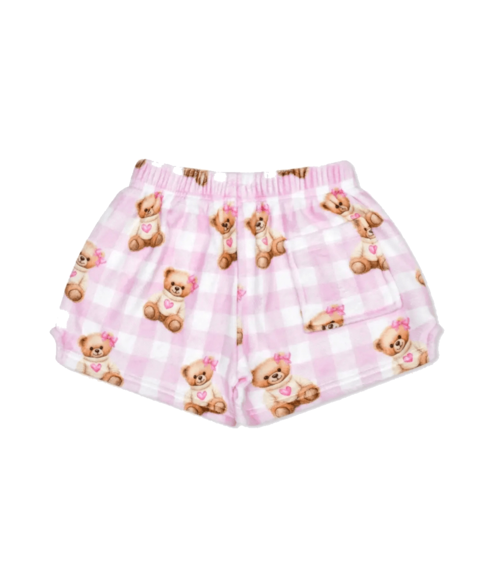Tween Fuzzy Plush Shorts from Iscream, made with soft, fuzzy plush fleece - CAKEWISH.