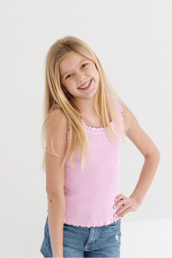 Tween Helena Smocked Tank Jr - CAKEWISH
