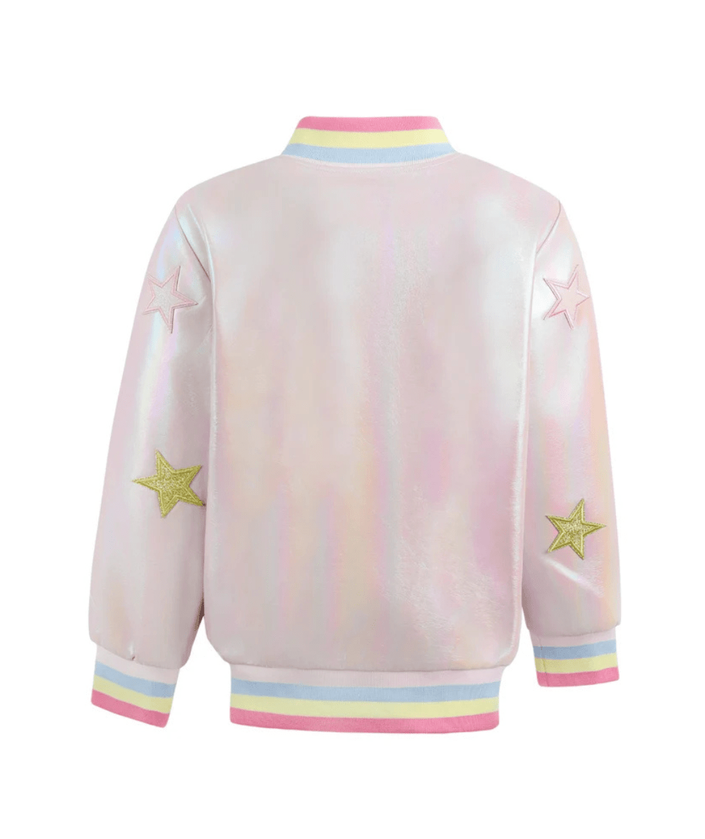 Tween Holographic Stars Bomber - CAKEWISH