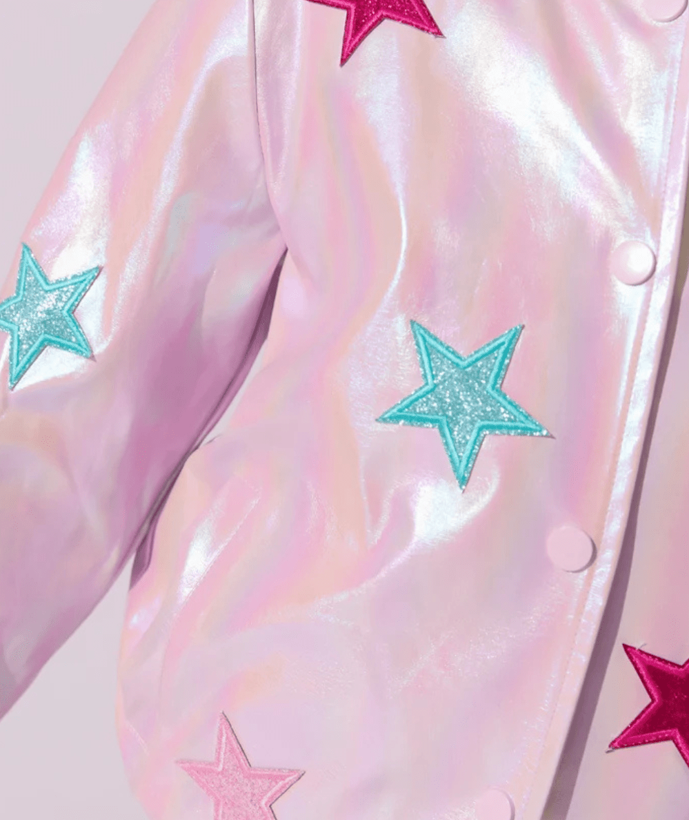 Tween Holographic Stars Bomber - CAKEWISH