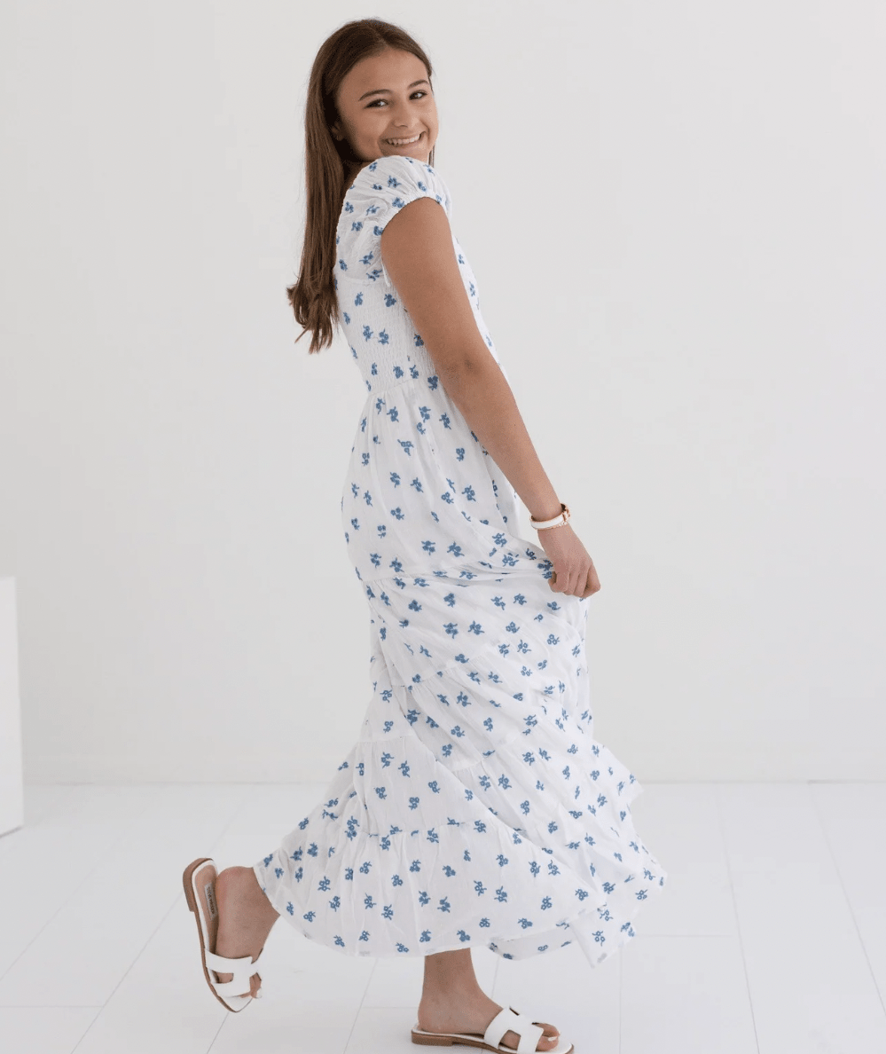 Tween Indie Eyelet Maxi Dress - CAKEWISH