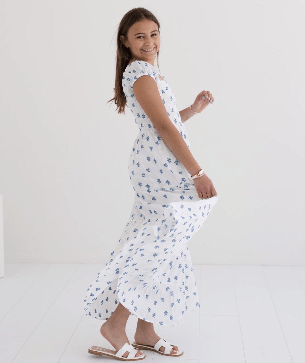 Tween Indie Eyelet Maxi Dress - CAKEWISH