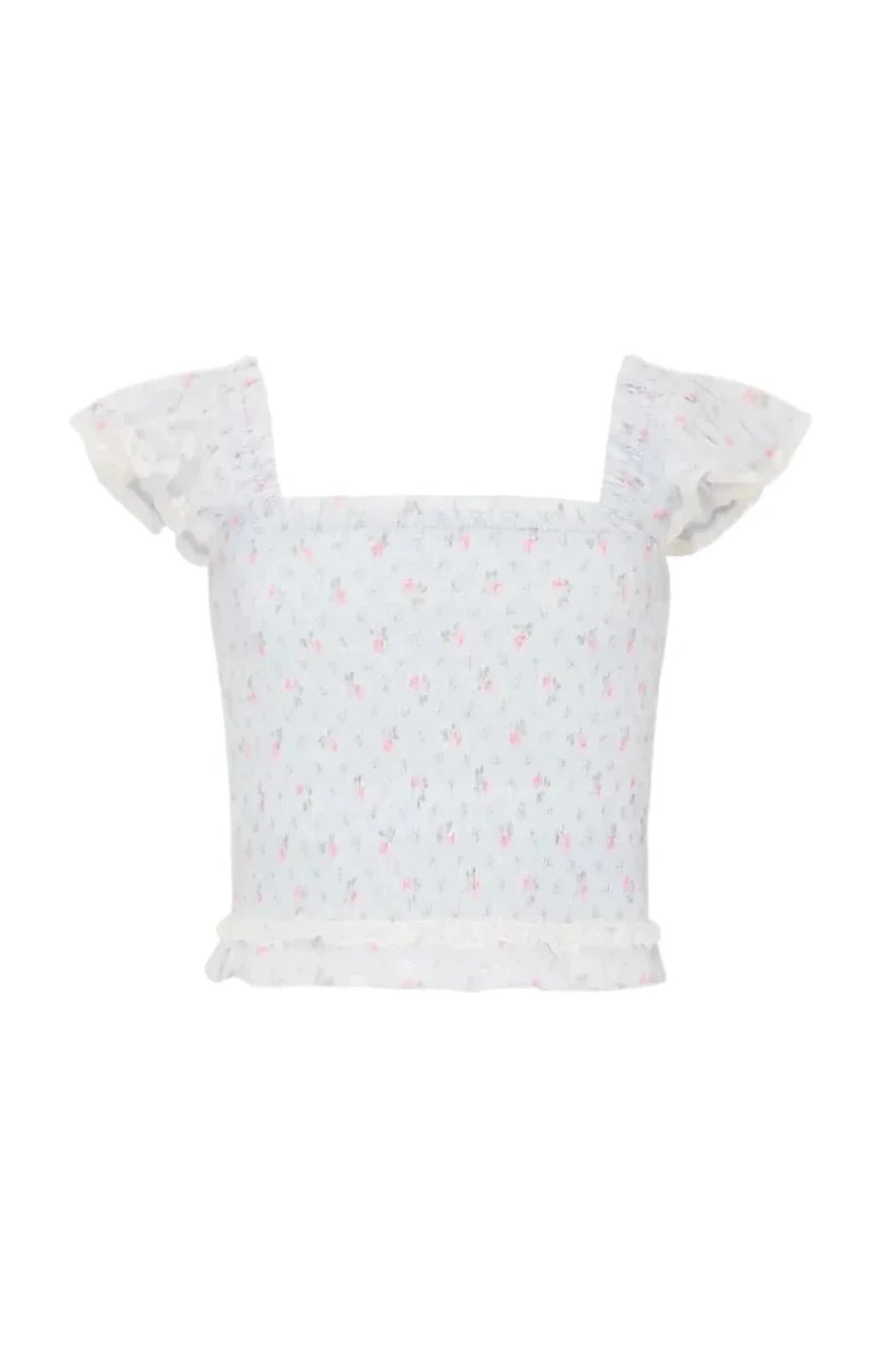 Tween Jeanna Floral Cotton Top - CAKEWISH