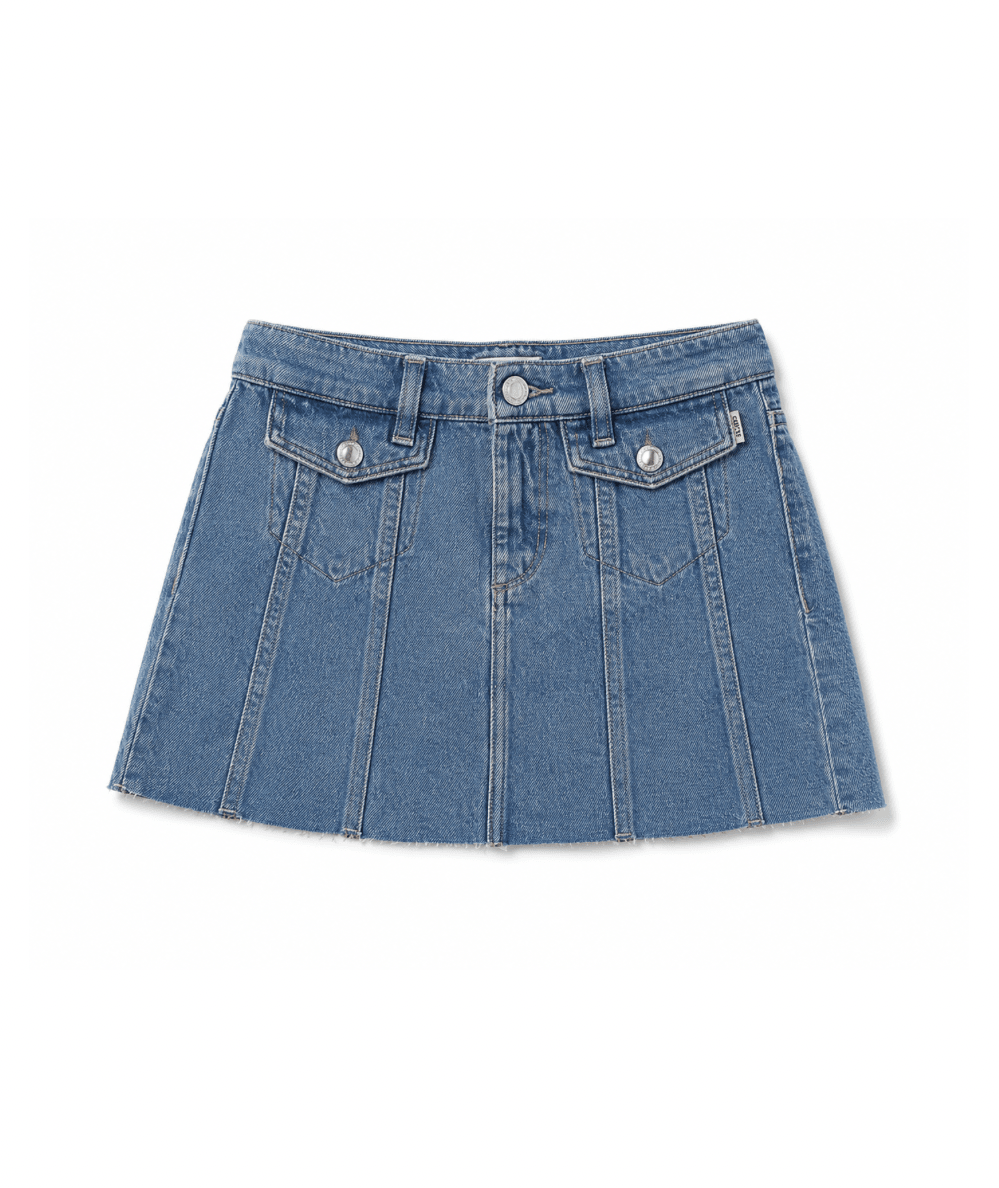 Tween Jenny Denim Mini Skirt - CAKEWISH