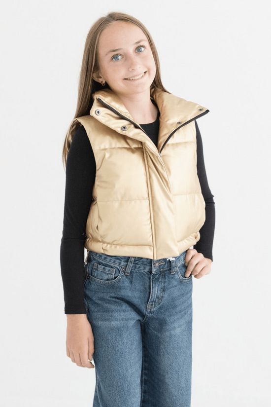 Tween Jenny Puffer Vest - CAKEWISH