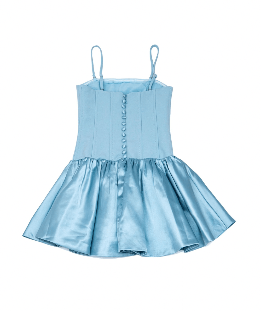 Tween Joanie Mixed Media Party Dress - CAKEWISH