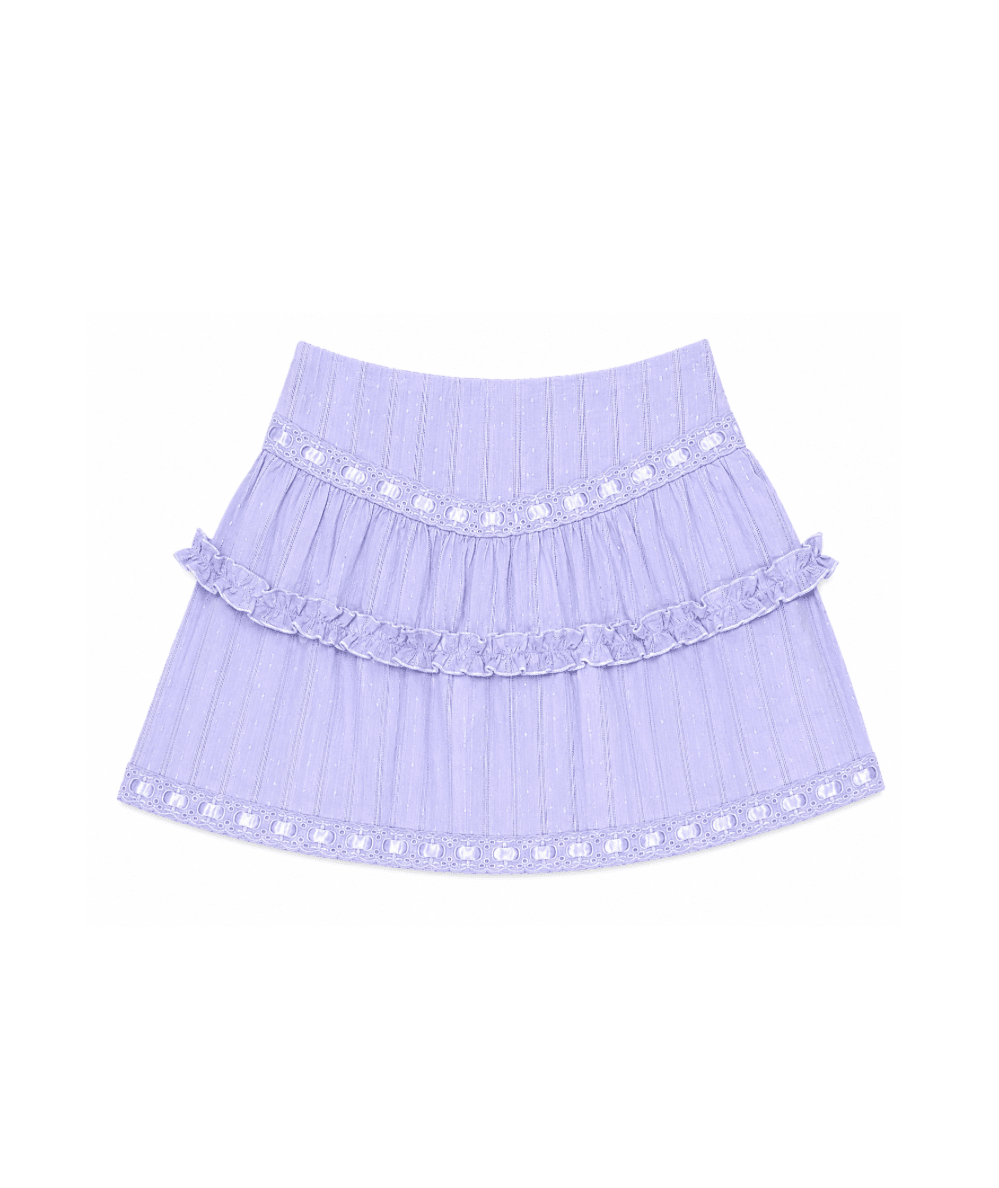 Tween Julie Tiered Ruffle Mini Skirt - CAKEWISH